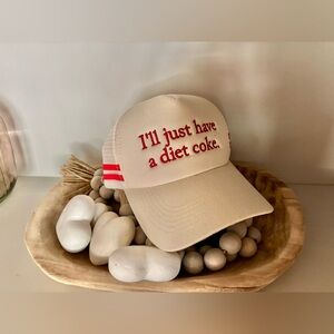 I’ll just have a Diet Coke TRUCKER HAT